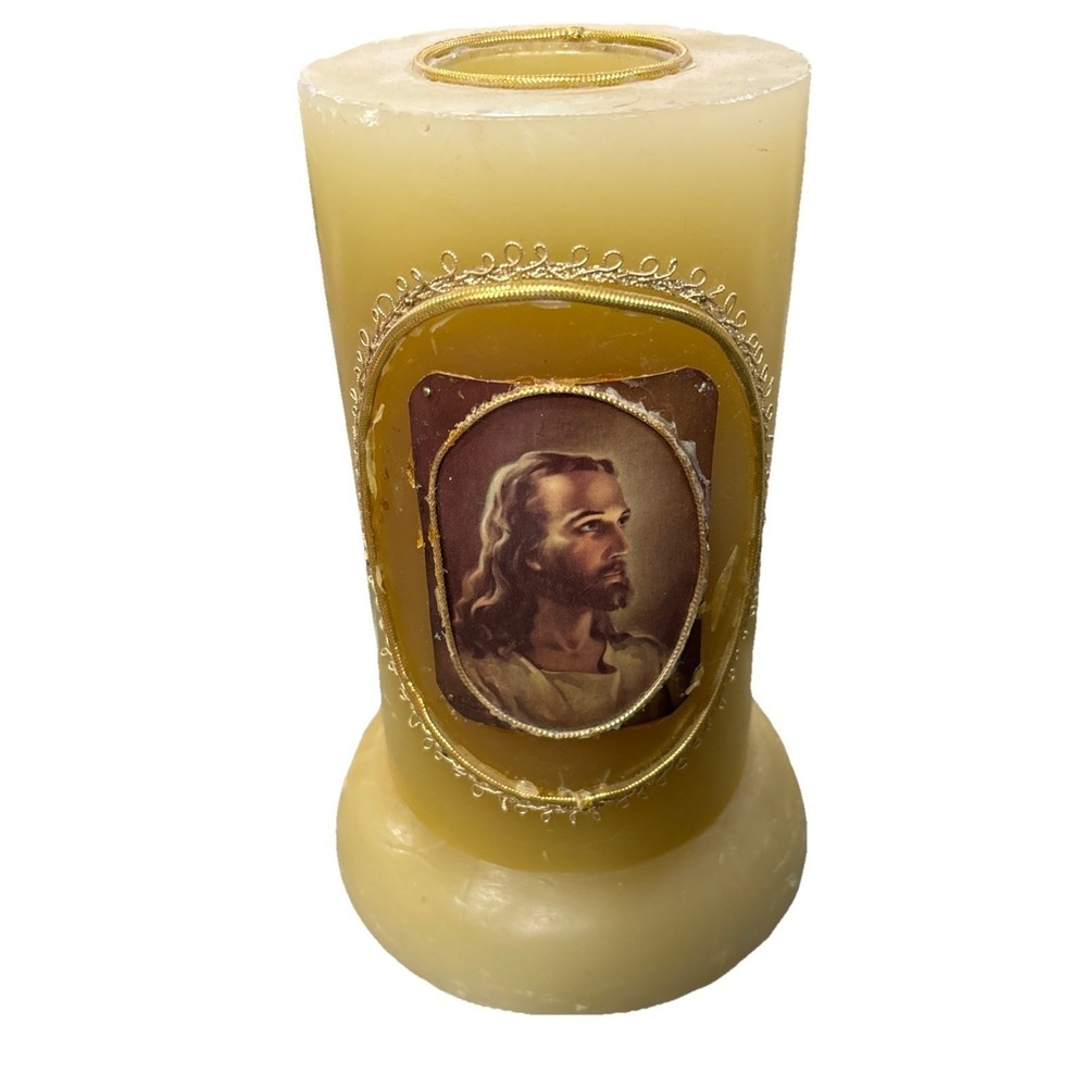 Religous Holy Jesus Candle-Like Music Player-how Great Thou Art